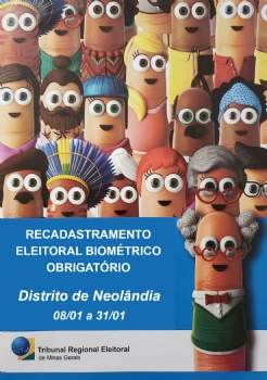 Recadastramento eleitoral biométrico obrigatório é realizado em Neolândia