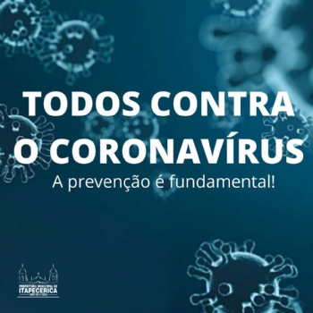 Prefeito pede colaboração da população na luta contra o coronavírus