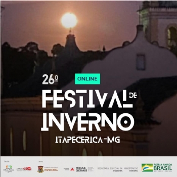 26º Festival de Inverno de Itapecerica será realizado on-line