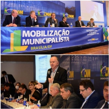 Prefeitos realizam mobilização nacional em Brasília