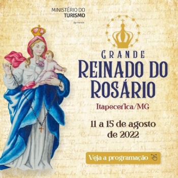Reinado do Rosário está entre as principais festas do calendário de eventos de Itapecerica