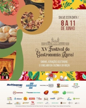 XV Festival de Gastronomia Rural de Itapecerica será realizado nos dias 8 a 11 de junho