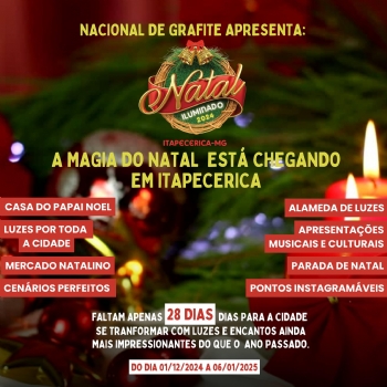 Natal iluminado: edição de 2024 está chegando!