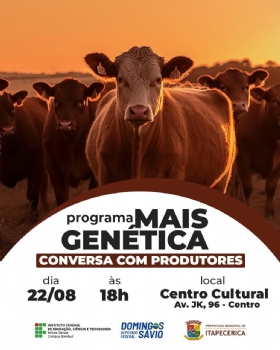 Itapecerica recebe encontro do Programa Mais Genética