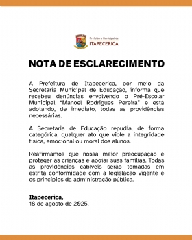 Nota de Esclarecimento