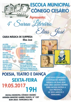 Escola Municipal Cônego Cesário promove sarau literário