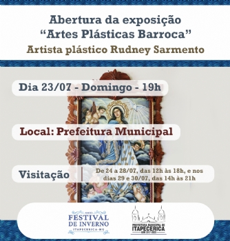XXIII Festival de Inverno de Itapecerica traz à cidade exposição do artista plástico Rudney Sarmento