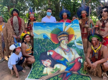 Prefeito Wirley Reis visita Aldeia Pataxó no Dia do Índio
