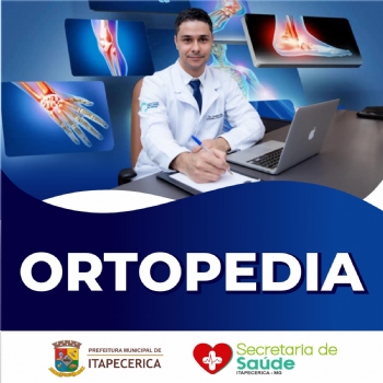 Ortopedia é mais uma especialidade médica disponibilizada em Itapecerica