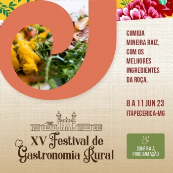 Prefeitura divulga programação do XV Festival de Gastronomia Rural de Itapecerica