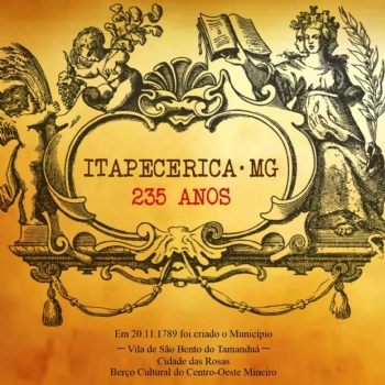 Itapecerica completa 235 anos de emancipação