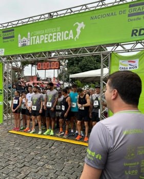 Sexta edição da Corrida Rústica acontece em Itapecerica