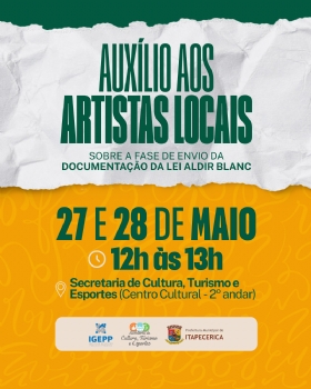 Prefeitura de Itapecerica oferece orientação aos artistas locais sobre fase de envio da documentação da Lei Aldir Blanc