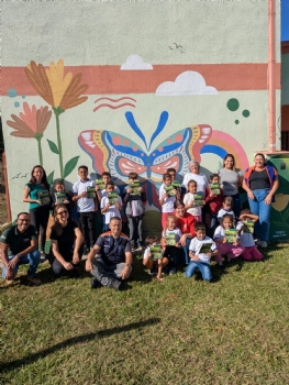 Prefeitura de Itapecerica realiza plantio de horta orgânica colaborativa na Escola Municipal Joaquim Diogo