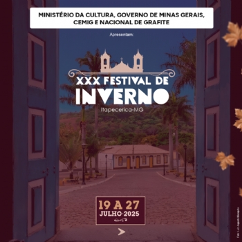 30 Anos de emoção e cultura: Confira a programação que celebra três décadas de Festival de Inverno a partir de amanhã