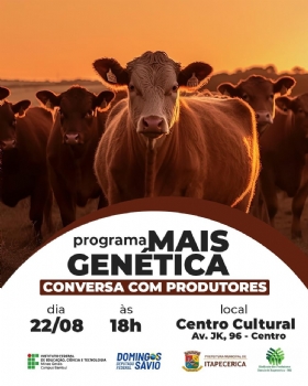 Itapecerica recebe encontro do Programa Mais Genética