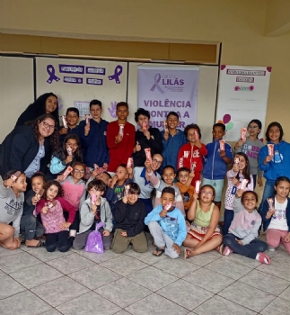 Agosto Lilás também com as crianças!
