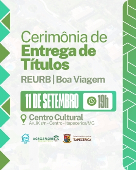 Prefeitura e parceiros promovem inclusão social com a entrega de títulos de regularização fundiária na comunidade Boa Viagem