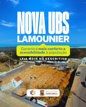 Construção de nova UBS em Lamounier avança