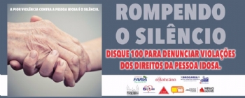 Prefeitura promove neste sábado campanha de conscientização contra a violência aos idosos